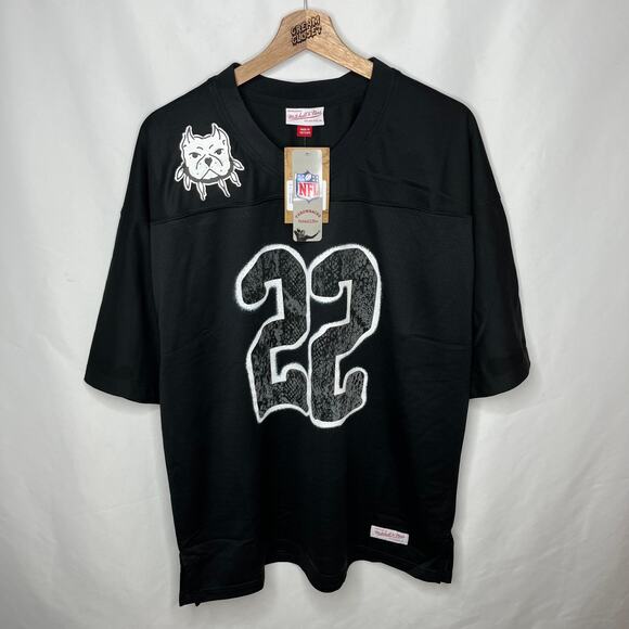 CHITO International NFL Mitchell & Ness Rattlesnake Graffiti Football Jersey L - Picture 1 of 7